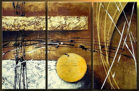 Large Painting, Abtract Art, Bedroom Wall Art, Canvas Painting, Abstract Art, Contemporary Art, 3 Piece Canvas Art-HomePaintingDecor