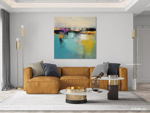 Large Abstract Painting for Bedroom, Modern Acrylic Paintings, Original Modern Wall Art Paintings, Oversized Contemporary Canvas Paintings-HomePaintingDecor