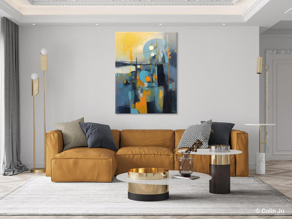 Extra Large Painting for Sale, Oversized Contemporary Acrylic Paintings, Extra Large Canvas Painting for Bedroom, Original Abstract Painting-HomePaintingDecor