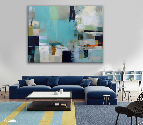 Modern Wall Art Ideas for Living Room, Extra Large Canvas Paintings, Original Abstract Painting, Impasto Art, Contemporary Acrylic Paintings-HomePaintingDecor