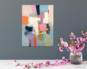 Extra Large Modern Wall Art, Acrylic Painting on Canvas, Contemporary Painting, Canvas Paintings for Dining Room, Original Abstract Painting-HomePaintingDecor