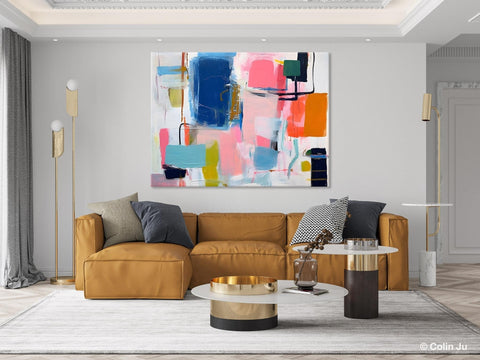 Large Wall Art Painting for Bedroom, Original Canvas Art, Oversized Modern Abstract Wall Paintings, Contemporary Acrylic Painting on Canvas-HomePaintingDecor