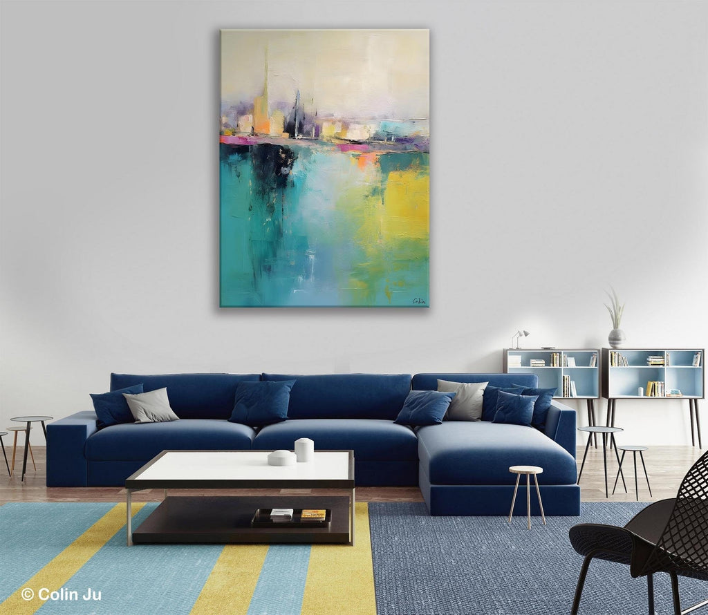 Large Wall Art Painting for Dining Room, Oversized Abstract Art Painti ...