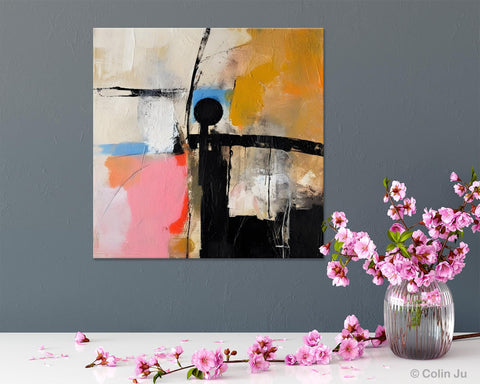 Extra Large Abstract Paintings for Bedroom, Original Modern Acrylic Wall Art, Modern Canvas Art Paintings, Abstract Wall Art for Dining Room-HomePaintingDecor