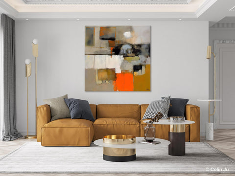 Contemporary Canvas Art, Modern Acrylic Artwork, Buy Art Paintings Online, Original Modern Paintings, Large Abstract Painting for Bedroom-HomePaintingDecor