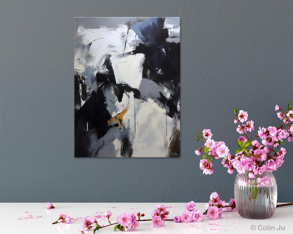 Extra Large Painting on Canvas, Contemporary Acrylic Paintings, Extra Large Canvas Paintings for Bedroom, Large Original Abstract Wall Art-HomePaintingDecor