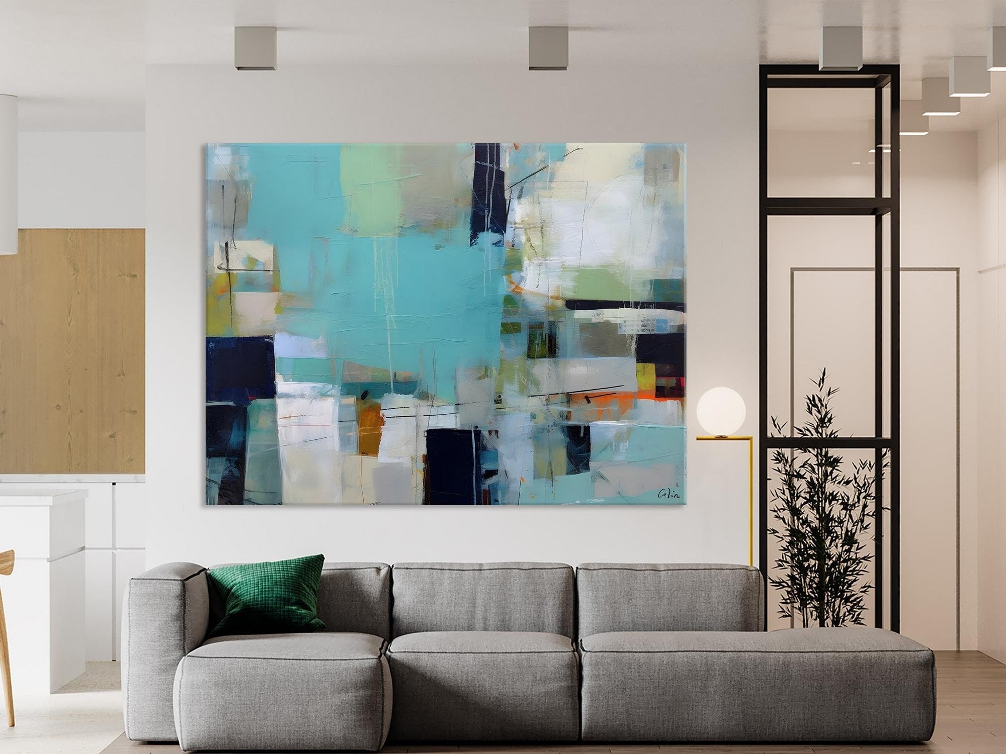 Modern Wall Art Ideas for Living Room, Extra Large Canvas Paintings, Original Abstract Painting, Impasto Art, Contemporary Acrylic Paintings-HomePaintingDecor