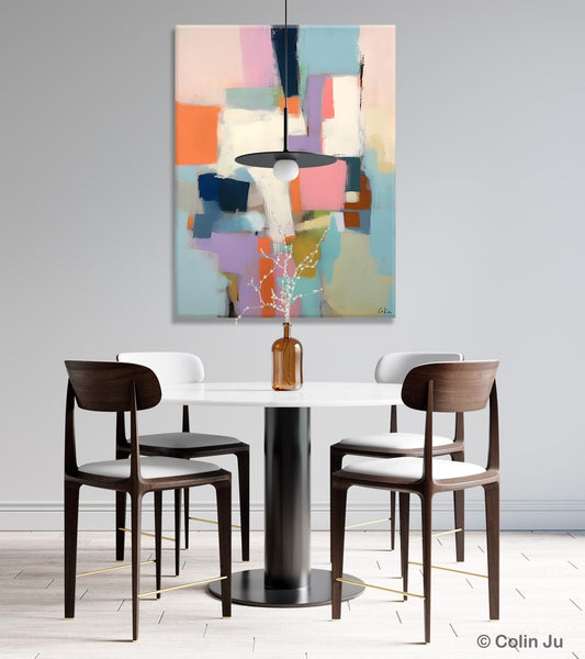 Extra Large Modern Wall Art, Acrylic Painting on Canvas, Contemporary Painting, Canvas Paintings for Dining Room, Original Abstract Painting-HomePaintingDecor