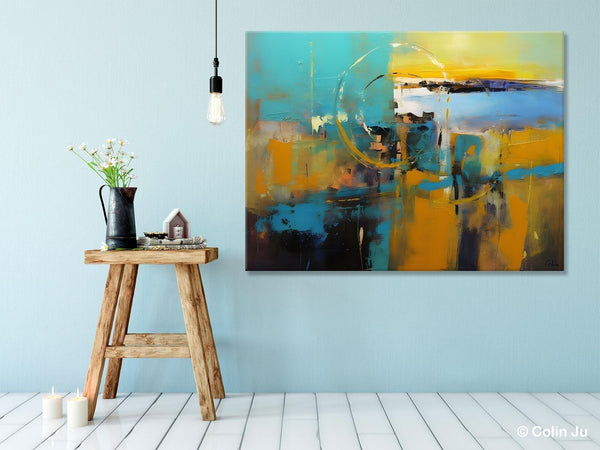 Oversized Canvas Paintings, Original Abstract Art, Hand Painted Canvas Art, Contemporary Acrylic Art, Huge Wall Art Ideas for Living Room-HomePaintingDecor