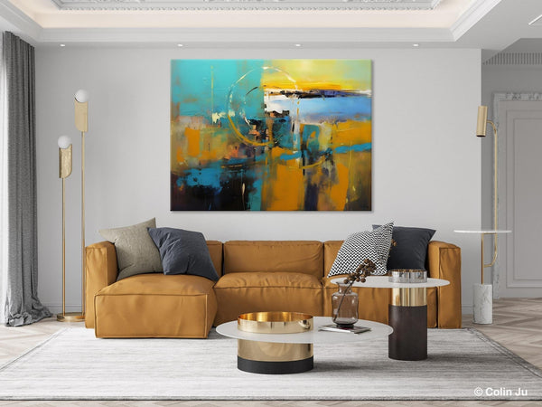 Oversized Canvas Paintings, Original Abstract Art, Hand Painted Canvas Art, Contemporary Acrylic Art, Huge Wall Art Ideas for Living Room-HomePaintingDecor