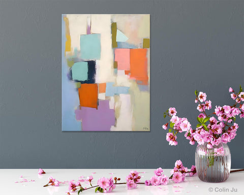 Contemporary Paintings on Canvas, Large Wall Art Painting for Dining Room, Original Abstract Wall Art Painting, Abstract Paintings on Canvas-HomePaintingDecor