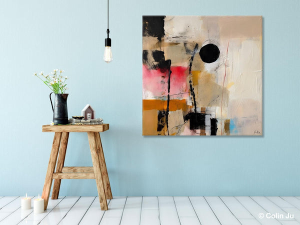 Modern Canvas Art Paintings, Abstract Wall Art for Bedroom, Original Modern Acrylic Artwork, Extra Large Abstract Paintings for Dining Room-HomePaintingDecor