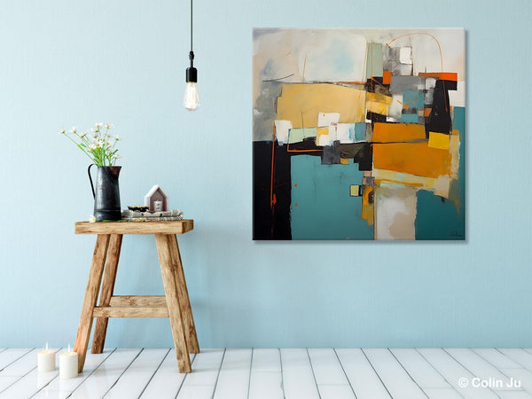 Contemporary Canvas Art for Living Room, Modern Acrylic Paintings, Original Modern Paintings, Extra Large Abstract Paintings on Canvas-HomePaintingDecor