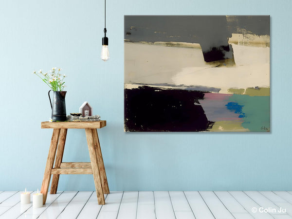 Abstract Landscape Paintings, Modern Wall Art for Living Room, Landscape Acrylic Paintings, Original Abstract Abstract Painting on Canvas-HomePaintingDecor