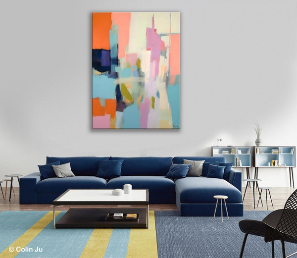 Large Modern Canvas Art for Bedroom, Original Wall Art Paintings, Large Paintings for Sale, Hand Painted Canvas Art, Acrylic Art on Canvas-HomePaintingDecor