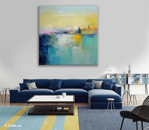 Modern Canvas Paintings, Contemporary Canvas Art, Original Modern Wall Art, Modern Acrylic Artwork, Large Abstract Painting for Bedroom-HomePaintingDecor