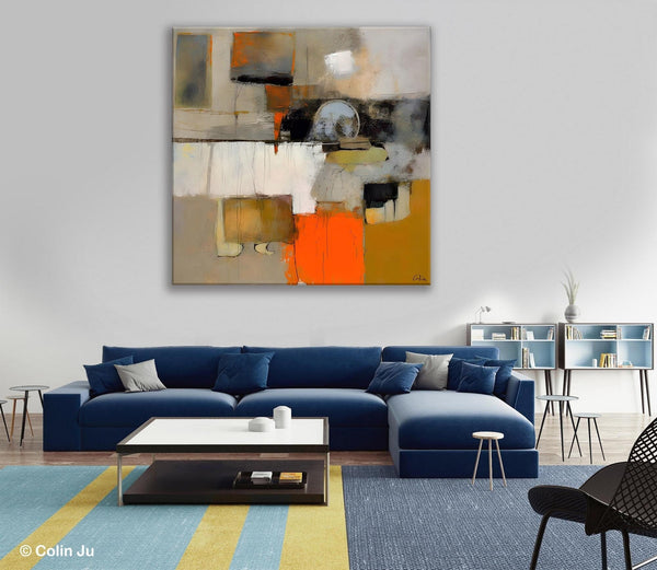 Contemporary Canvas Art, Modern Acrylic Artwork, Buy Art Paintings Online, Original Modern Paintings, Large Abstract Painting for Bedroom-HomePaintingDecor