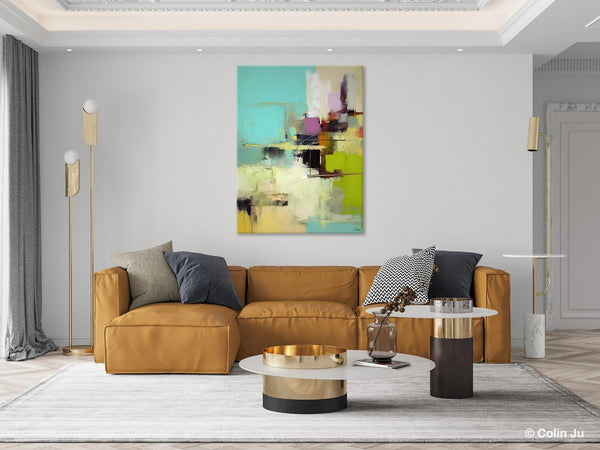 Contemporary Wall Art Paintings, Extra Large Original Art, Abstract Landscape Artwork, Landscape Painting on Canvas, Hand Painted Canvas Art-HomePaintingDecor