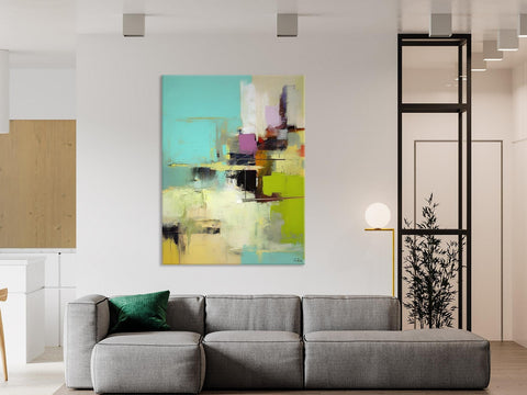 Contemporary Wall Art Paintings, Extra Large Original Art, Abstract Landscape Artwork, Landscape Painting on Canvas, Hand Painted Canvas Art-HomePaintingDecor