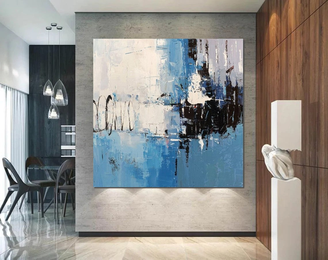 Simple Abstract Painting for Living Room, Modern Paintings for Dining ...